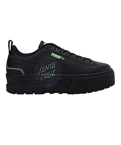 Amazon.com: PUMA x Santa Cruz Women's Mayze Black Sneakers